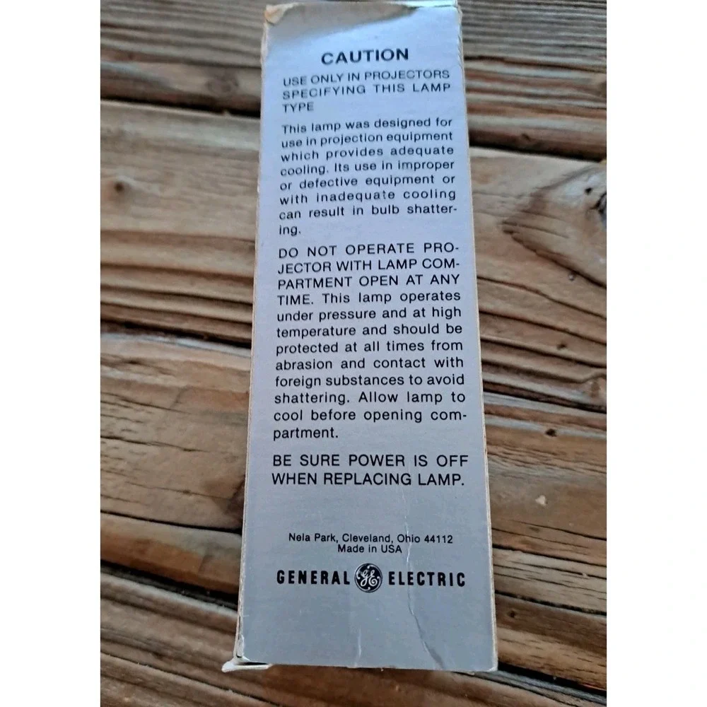 CXK Projection Lamp, GE Brand, new in the box